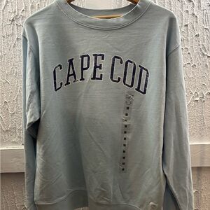Cape Cod Men's Crewneck Sweater - Light Blue